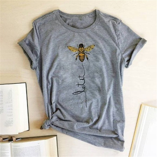 Camiseta Estampada Cúrcuma Manga Corta para Mujer - Verano - Image 2