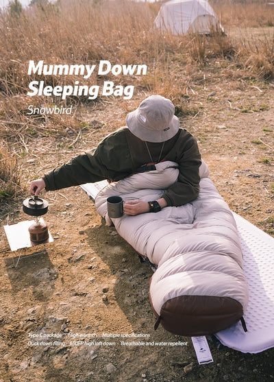 Saco de Dormir Premium con Plumón de Ganso Cálido y Confortable - Image 19
