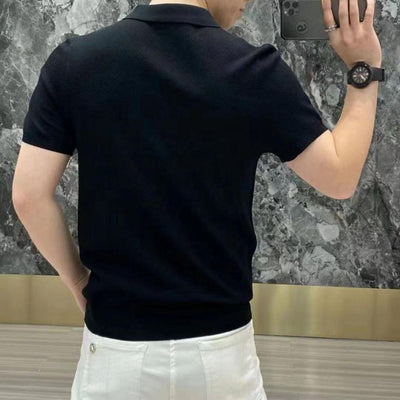 Polo Casual Lujo Asequible con Estampado de Piña - Manga Corta para Hombre - Image 19