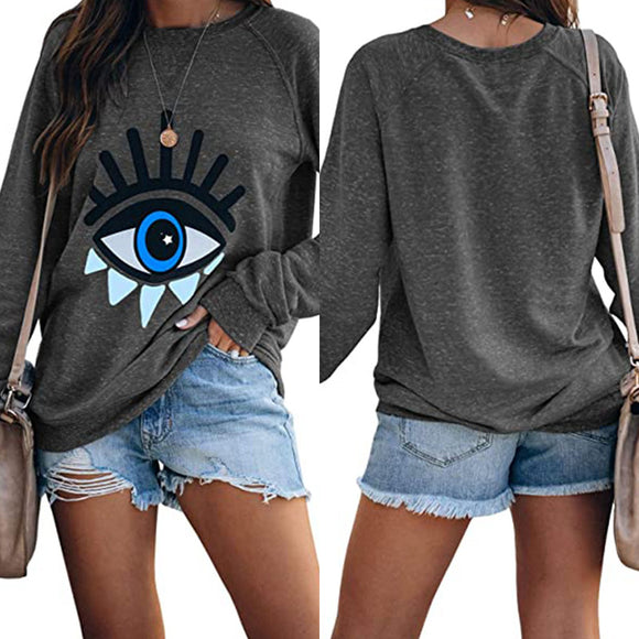 Blusa Estampada Otoño Halloween para Mujer - Diseño Viral Amazon