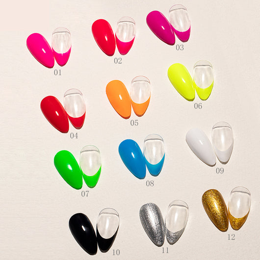 Kit de 12 Colores de Gel Fotopolimerizable 3D con Efecto Spray para Diseño de Uñas - Image 8