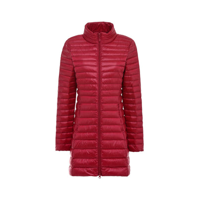 Abrigo Acolchado Mujer Otoño Invierno - Chaqueta Ligera Cuello Alto Ajustada Talla Grande - Image 7