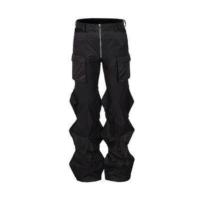 Pantalones Sueltos Acampanados con Diamantes para Hombre - Image 4