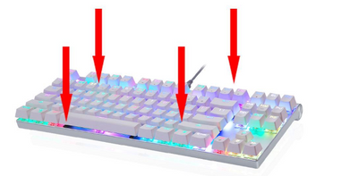 Teclado Mecánico 87 Teclas RGB Personalizable - Image 13