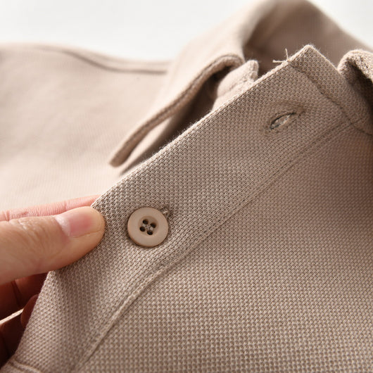 Polo Holgado de Algodón para Hombre - Estilo Casual Moderno - Image 9