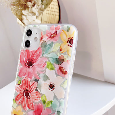 Funda de Silicona Floral Compatible con Apple - Image 8
