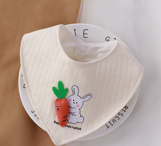 Babero de Algodón Suave para Bebé con Diseño de Dibujos Animados - Image 46
