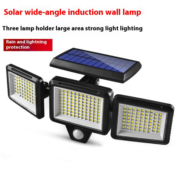 Lámpara Solar de Pared con Sensor de Movimiento Inteligente