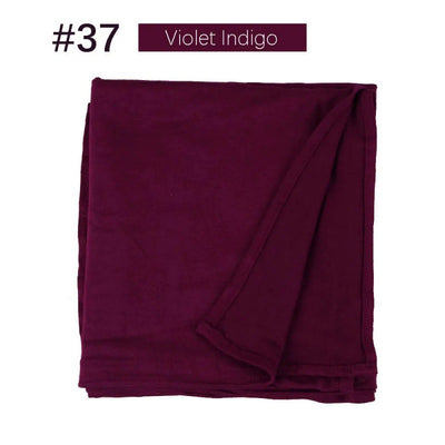 Bufanda de Jersey de Algodón Mercerizado con Puntas Cerradas - Image 42