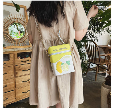 Bolso Bandolera Frutal Bordado - Fresa y Limón - Image 12
