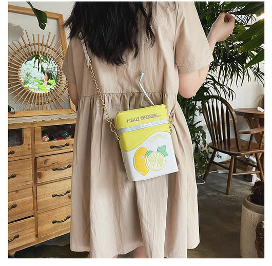 Bolso Bandolera Frutal Bordado - Fresa y Limón - Image 12