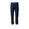 Unisex Slim Trousers with Topstitched Seams and Embroidery
