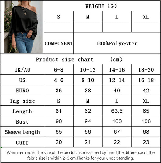 Blusa Suelta de Hombro Descubierto con Mangas Acampanadas - Image 7