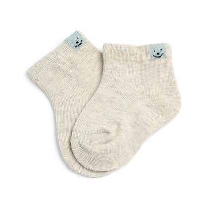 Calcetines para Bebé de Algodón Peinado con Doble Aguja - Colores Caramelo - Image 11