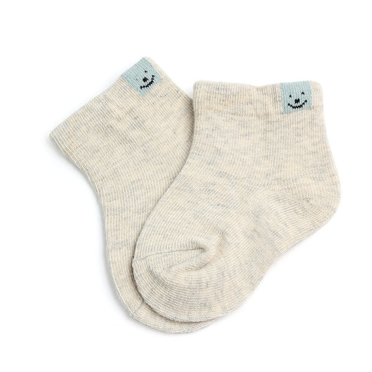 Calcetines para Bebé de Algodón Peinado con Doble Aguja - Colores Caramelo - Image 11