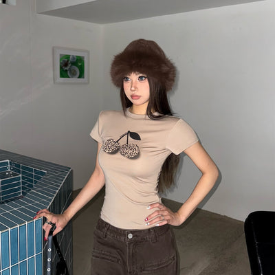 Blusa Casual Estampado Leopardo y Camuflaje para Mujer - Image 6