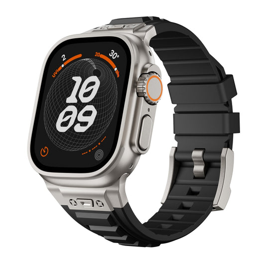 Correa Elástica de Silicona con Hebilla Metálica Plegable para iWatch 1-9 - Image 6