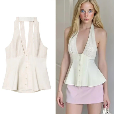 Top Halter Sin Mangas para Mujer - Image 8