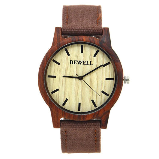Reloj de Madera con Correa de Lona - Image 13