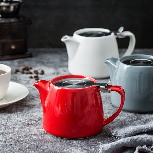 Tetera de Cerámica Artesanal Japonesa para Café