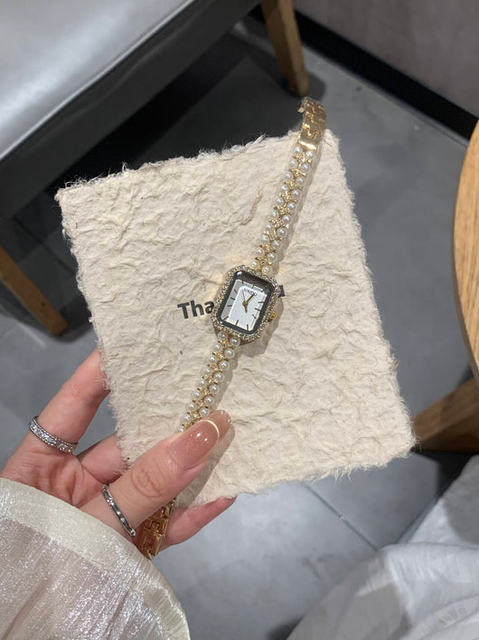 Reloj Pulsera de Perlas para Mujer - Elegancia Atemporal - Image 17