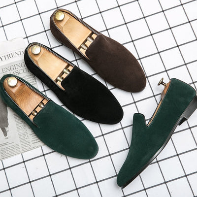 Zapatos de Cuero Británico Mate Gommino para Hombre - Image 9