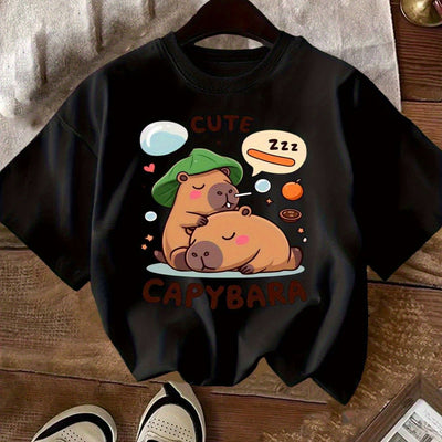 Playera Infantil de Algodón para Verano - Cuello Redondo Manga Corta - Image 10