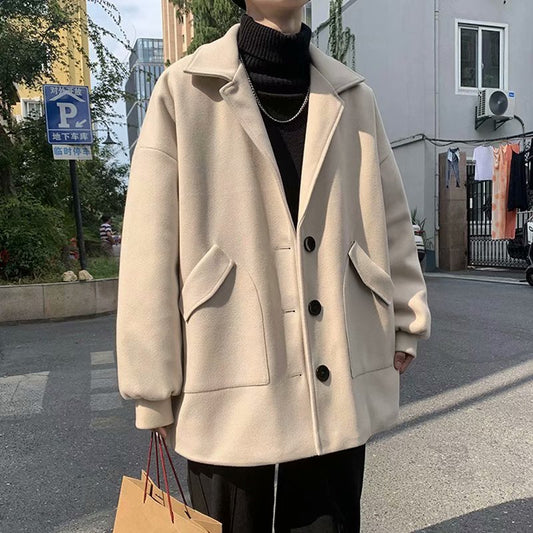 Abrigo Gabardina Casual Versátil para Hombre - Corte Relajado Primavera Otoño - Image 2