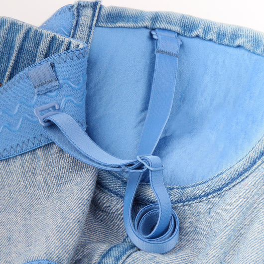 Top Tubo Denim con Perlas Moldeador de Figura - Image 8