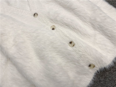 Cardigan Tejido para Mujer Escote V Botones Simples - Image 21