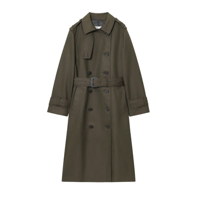 Abrigo Trench Coat Doble Botonadura Elegante para Mujer - Image 5