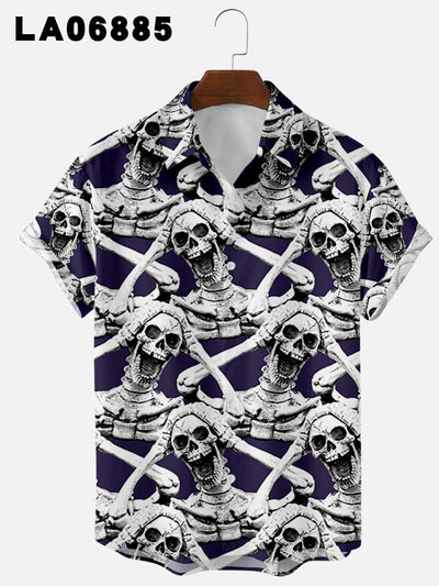 Camiseta Estampado Rayas 3D Impresión Digital Manga Corta - Image 17