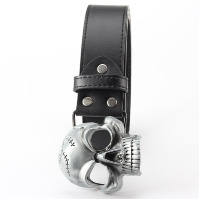 Cinturón de Cuero con Hebilla Calavera - Image 11