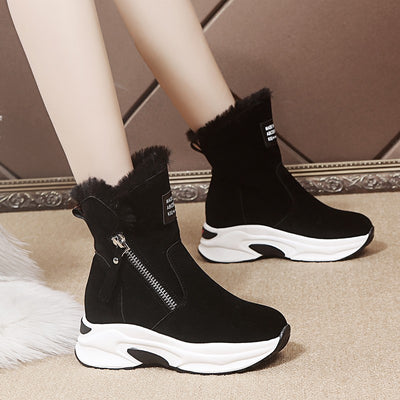 Zapatos Casuales de Algodón con Suela Gruesa y Forro Térmico - Image 12