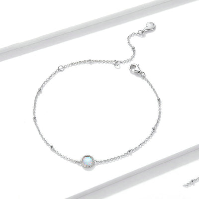 Pulsera de Ópalo Redondo Elegante y Versátil - Image 4