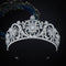 Corona Nupcial de Circón - Tocado Elegante para Novias