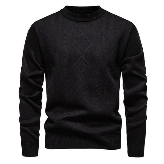 Suéter Tejido Cuello Redondo Cálido y Casual para Hombre - Image 7
