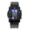 Reloj LED Binario de Acero Inoxidable Doble Fila