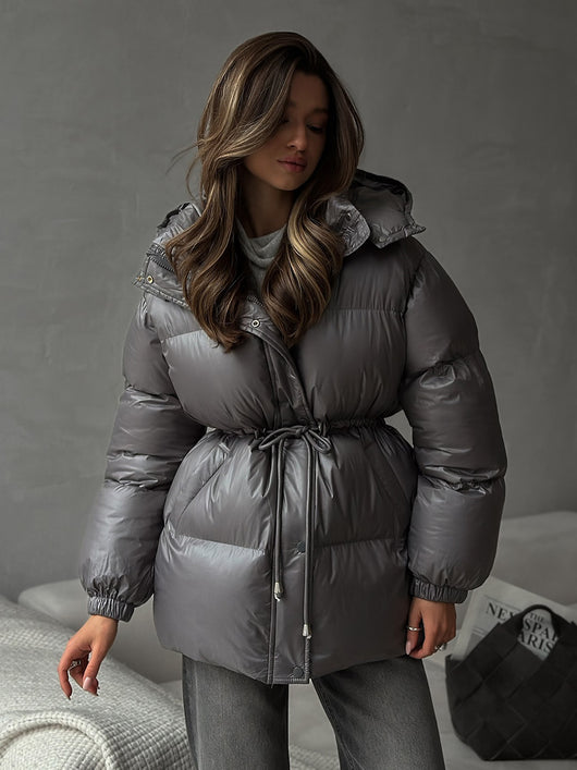 Chaqueta Térmica Acolchada con Capucha y Cierre - Image 22