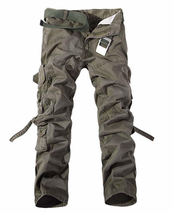 Pantalones Cargo Multibolsillos para Hombre - Estilo Lavado Moderno - Image 4