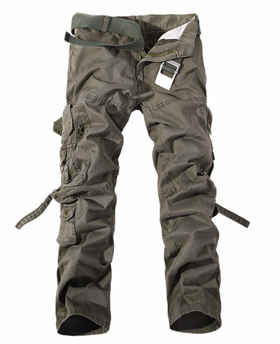 Pantalones Cargo Multibolsillos para Hombre - Estilo Lavado Moderno - Image 4