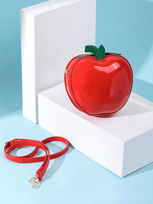 Bolsa Portátil con Diseño de Manzana para Teléfono y Maquillaje - Image 7