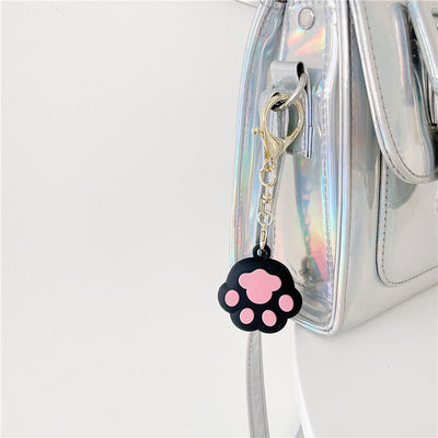 Localizador Antipérdida con Diseño de Garra de Gato - Llavero de Silicona - Image 2