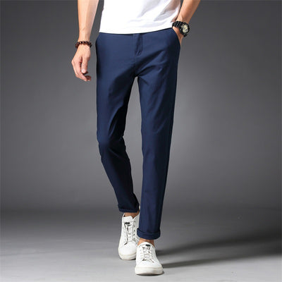 Pantalones Casuales Estilo Coreano Slim Fit - Image 10