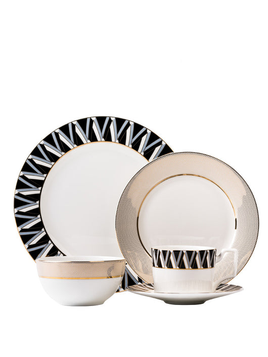 Juego de Vajilla de Porcelana Ósea Nórdica Lujo - Image 30