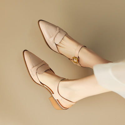 Sandalias Elegantes con Moño y Punta Afilada - Image 3