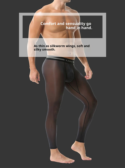 Pantalones Base Layer Ultradelgados Transparentes para Fitness - Image 10