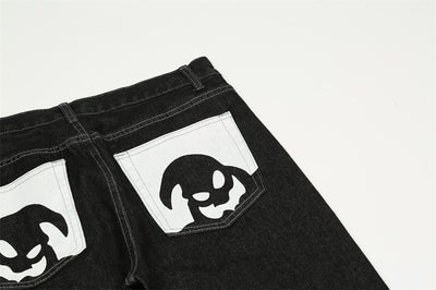 Jeans Casual Lavados con Estampado de Bolsillo para Hombre - Image 14