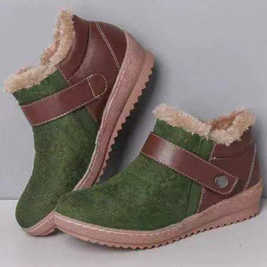 Botas de Nieve Talla Grande con Forro Polar y Punta Redonda - Image 5