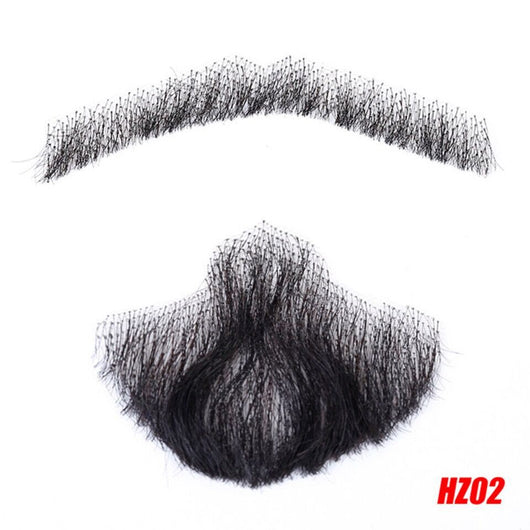 Barba Postiza de Cabello Natural para Cine, Televisión y Maquillaje Profesional - Image 4